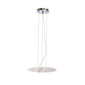 Nordica Pendant Kit 43CM, Polished Chrome/White Acrylic