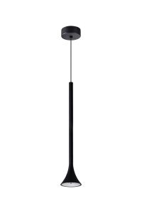 Paros 6cm Pendant, 5W LED, 3000K, 420lm, Black, 3yrs Warranty
