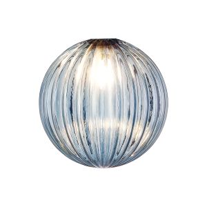 Giuseppe 15cm Segment (AL) Round Blue Globe Glass Shade