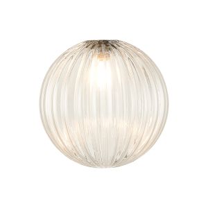 Giuseppe 15cm Segment (AL) Round Clear Globe Glass Shade