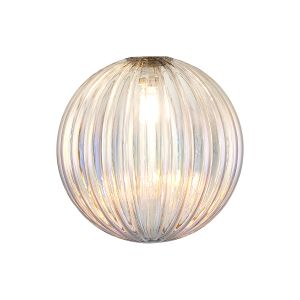 Giuseppe 15cm Segment (AL) Round Light Iridescent Globe Glass Shade