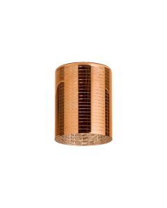 Giuseppe 12x15cm Medium Cylinder (B) Lined Dark Copper Glass Shade