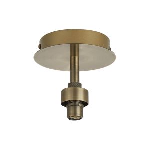 Giuseppe 12cm Antique Brass 1 Light G9 Universal Flush Light (FRAME ONLY), For A Vast Range Of Glass Shades