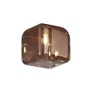 Giuseppe 13x13x12.5cm Smooth Squircle (P) Glass Shade Copper
