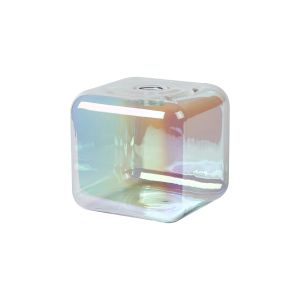 Giuseppe 13x13x12.5cm Smooth Squircle (P) Glass Shade Irridescent