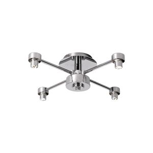 Giuseppe 40cm Polished Chrome 4 Light G9 Universal Semi Flush Light (FRAME ONLY), For A Vast Range Of Glass Shades