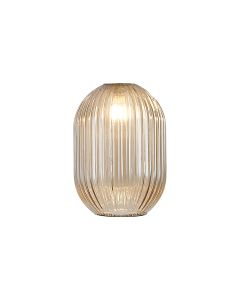 Giuseppe 12x16.5cm Almond Ribbed (T) Champagne Glass Shade