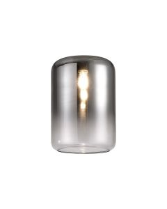 Giuseppe 12x17cm Cylinder Glass Shade (AD), Smoke Fade/Clear