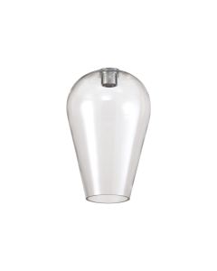 Giuseppe 12x18cm Pear Shaped Glass Shade (AF), Clear