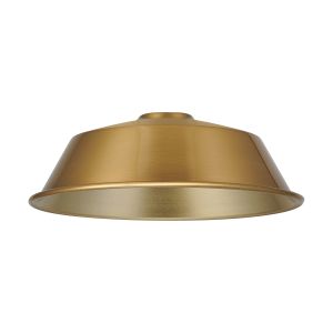 Giuseppe 18x6cm Lampshade With Angled Sides (MC) Gold Bronze/Gold Painted Metal Shade