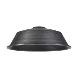 Giuseppe 18x6cm Lampshade With Angled Sides (MC) Pewter/Light Pewter Painted Metal Shade