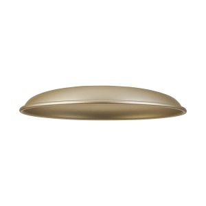 Giuseppe 18x2.8cm Flat Round (MD) Satin Beige Metal Shade