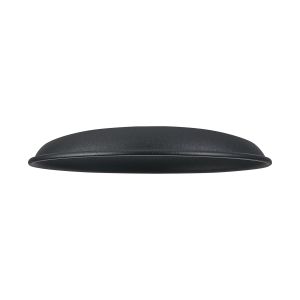 Giuseppe 18x2.8cm Flat Round (MD) Satin Black/Satin Black Metal Shade