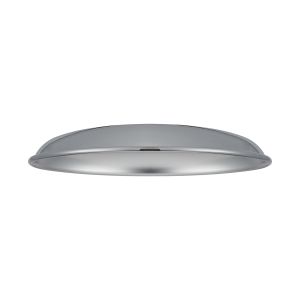 Giuseppe 18x2.8cm Flat Round (MD) Polished Chrome/Silver Painted Metal Shade