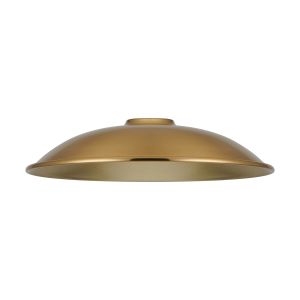 Giuseppe 18x4cm Shallow Dome Round (ME) Gold Bronze/Gold Painted Metal Shade