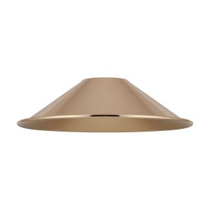 Giuseppe 18x4.8cm Shallow Cone (MF) French Gold/Painted Champagne Gold Metal Shade