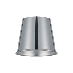 Giuseppe 13.5x11cm Cone (MG) Polished Chrome/Silver Painted Metal Shade