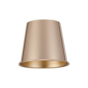 Giuseppe 13.5x11cm Cone (MG) French Gold/Painted Champagne Gold Metal Shade