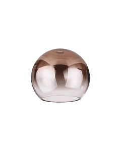 Giuseppe 15cm Open Mouth Glass Shade (AG), Copper Fade/Clear