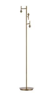 Giuseppe Antique Brass 3 Light G9 Floor Lamp Without Shade, For A Vast Range Of Glass Shades (Up To 200g)