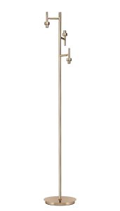 Giuseppe French Gold 3 Light G9 Floor Lamp Without Shade, For A Vast Range Of Glass Shades (Up To 200g)