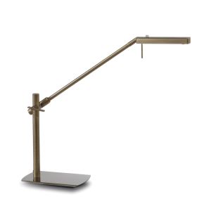 Phuket Table Lamp 1 Light 7W LED 3000K, 600lm, Touch Dimmer, Antique Brass, 3yrs Warranty