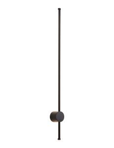 Madrona 97cm Wall Lamp, 20W LED, 3000K, 2000lm, IP54, Black, 3yrs Warranty