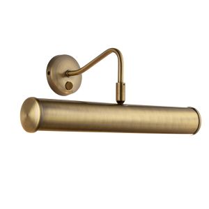 Endon PL350-E14-SWAN Turner Double Picture Light Antique Brass PLate Finish