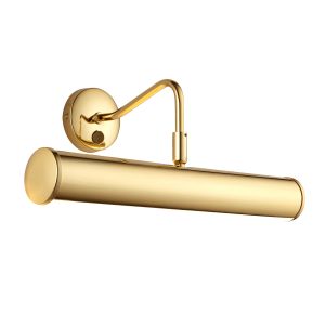 Endon PL350-E14-SWBP Turner Double Picture Light Brass Plate Finish