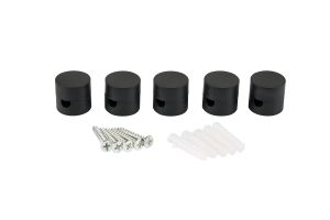 Briciole PC Wall/Ceiling Universal Cable Clamp For Fabric Cables, Black (5 Pack)