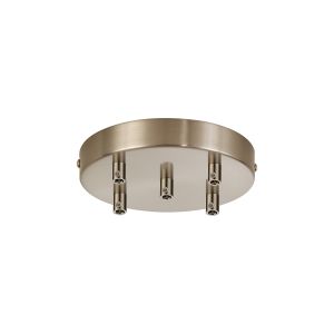 Briciole 5 Hole 15cm Canopy/Ceiling Rose Kit Satin Nickel