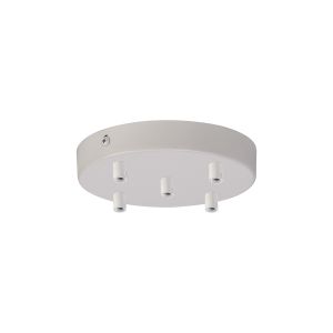 Briciole 5 Hole 15cm Canopy/Ceiling Rose Kit White
