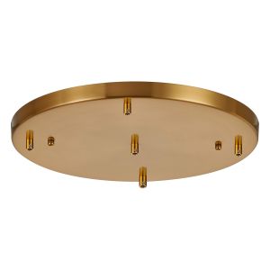 Briciole 5 Hole 40cm Canopy/Ceiling Rose Kit Brass