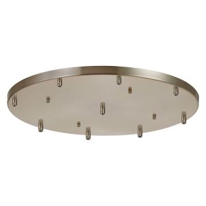 Briciole 9 Hole 60cm Canopy/Ceiling Rose Kit Satin Nickel