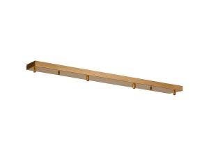 Briciole 4 Hole 900 x 100mm Canopy/Ceiling Rose Kit Brass