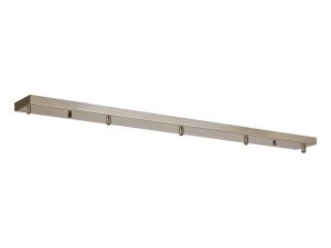 Briciole 5 Hole 1100 x 100mm Canopy/Ceiling Rose Kit Satin Nickel