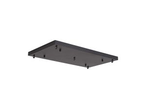 Briciole 5 Hole 550mm x 320mm Canopy/Ceiling Rose Kit Satin Black