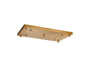 Briciole 5 Hole 550mm x 320mm Canopy/Ceiling Rose Kit Brass