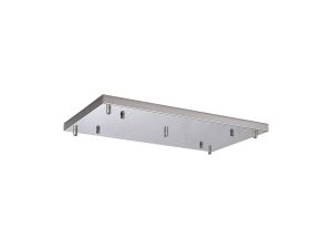 Briciole 5 Hole 550mm x 320mm Canopy/Ceiling Rose Kit Polished Chrome