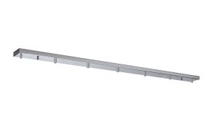 Briciole 7 Hole 1400mm x 100mm Canopy/Ceiling Rose Kit Polished Chrome
