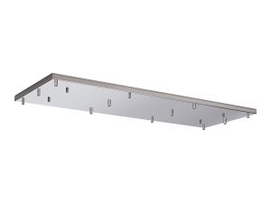 Briciole 12 Hole 1100mm x 400mm Canopy/Ceiling Rose Kit Polished Chrome
