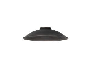 Briciole Shallow Round 25cm Lampshade, Aged Pewter