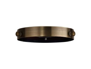 Briciole 120mm Collar Ring c/w 3 Screws, Antique Brass