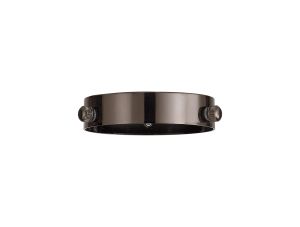 Briciole 88mm Collar Ring c/w 3 Screws, Black Chrome