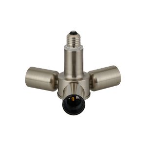 Briciole 1 to 3 E27 Converter Satin Nickel Lampholders