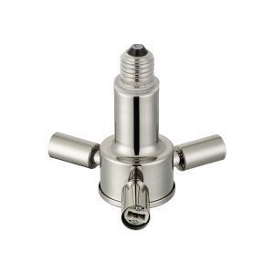 Briciole 1 to 3 E27 To G9 Converter Polished Nickel Lampholders