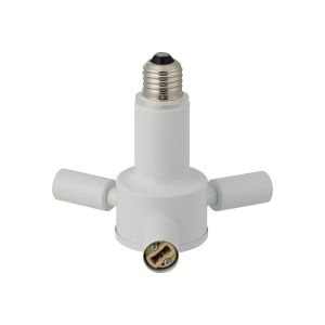 Briciole 1 to 3 E27 To G9 Converter Matt White Lampholders