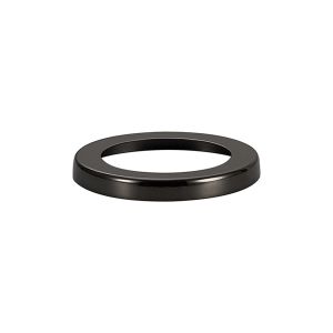 Briciole 60 x 7mm Metal Collar/Washer For Glass Shades Black Chrome
