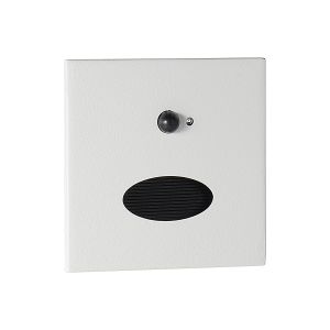Proa Square Wall Lamp With 3 Program Sensor, 3W LED, 3000K, 180lm, White, 3yrs Warranty