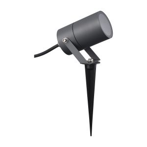 Quebec Spike/Wall Light, 1 x GU10, IP65, Dark Grey, 2yrs Warranty